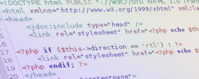 web site custom development, code
